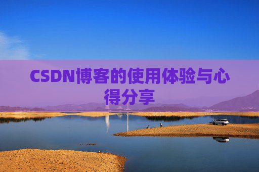 CSDN博客的使用体验与心得分享